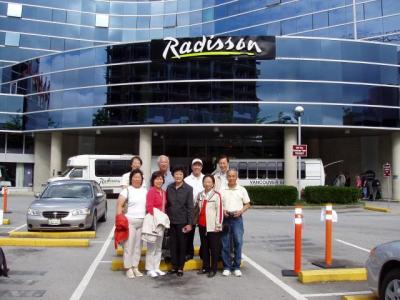 At Radisson Hotel